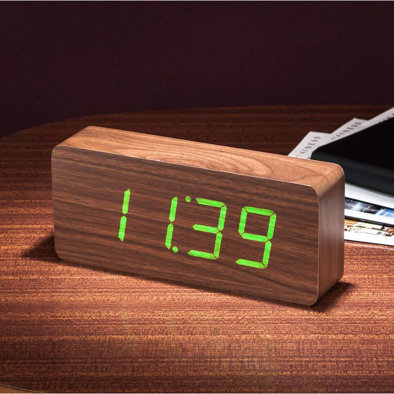 Brayden Studio® Modern & Contemporary Digital Electric Alarm Tabletop